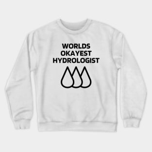 World okayest hydrologist Crewneck Sweatshirt